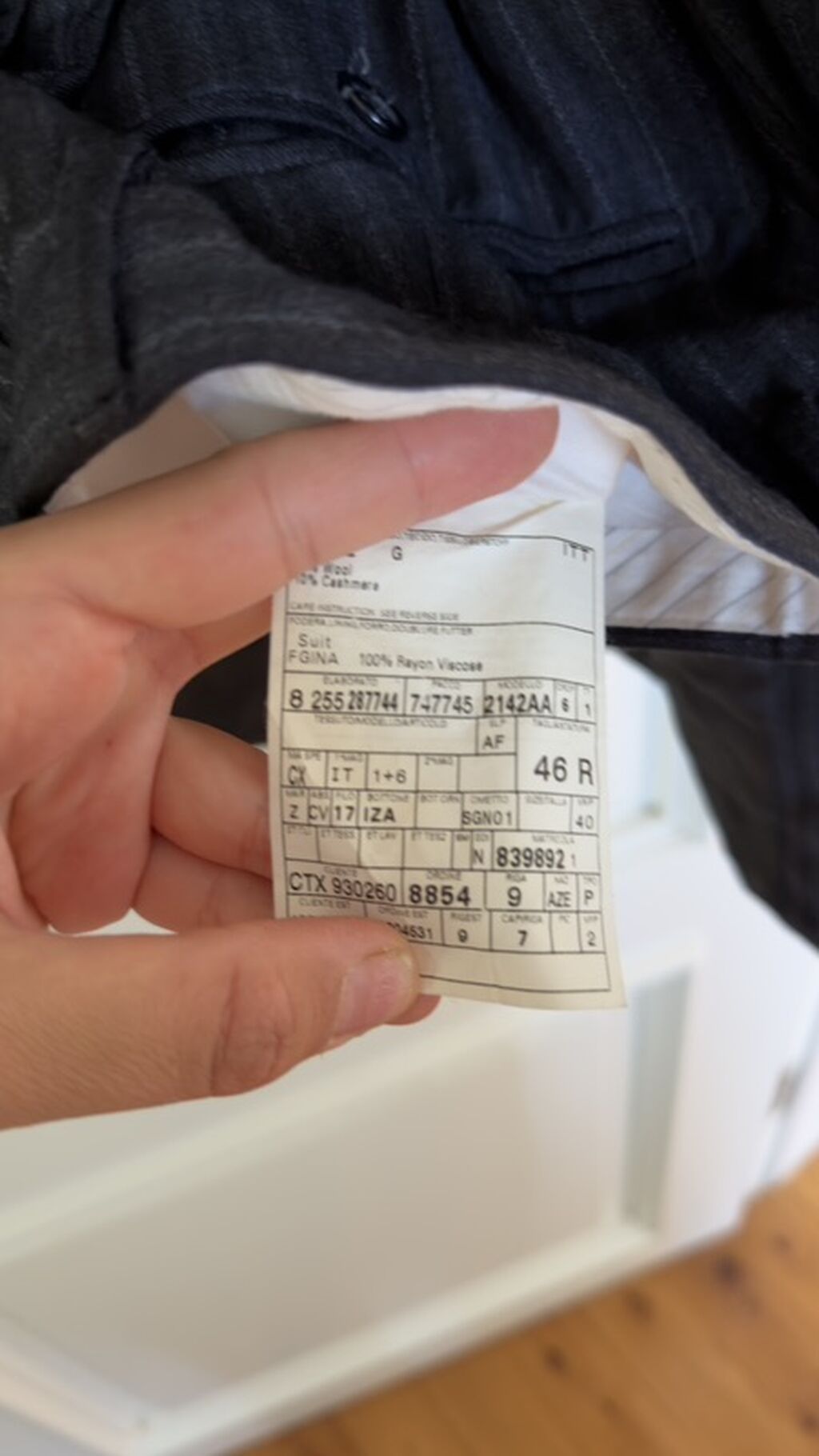 Ermenegildo Zegna kişilər üçün klassik kostyum gödəkçə - Model — Kostyum, Bakı (3)