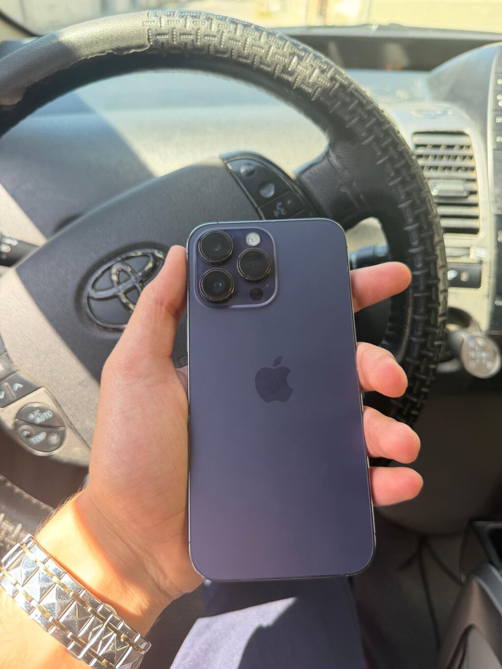 IPhone 14 Pro Max, 128 GB, Deep Purple, Simsiz şarj — Apple iPhone, Mingəçevir (2)