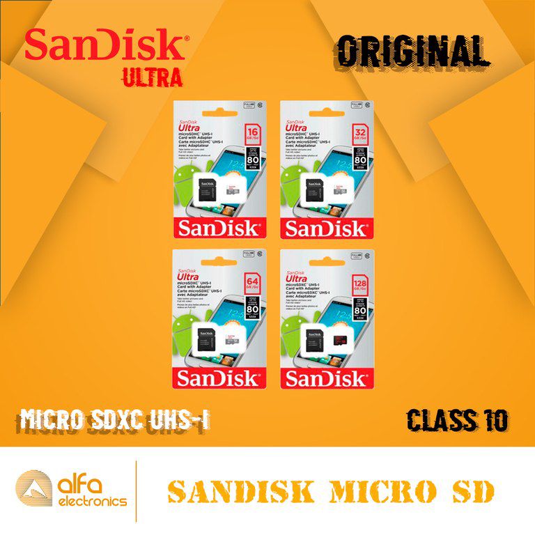 Ultra Micro Sd Kart "Sandisk Class 10" — Periferik cihazlar, Bakı (3)
