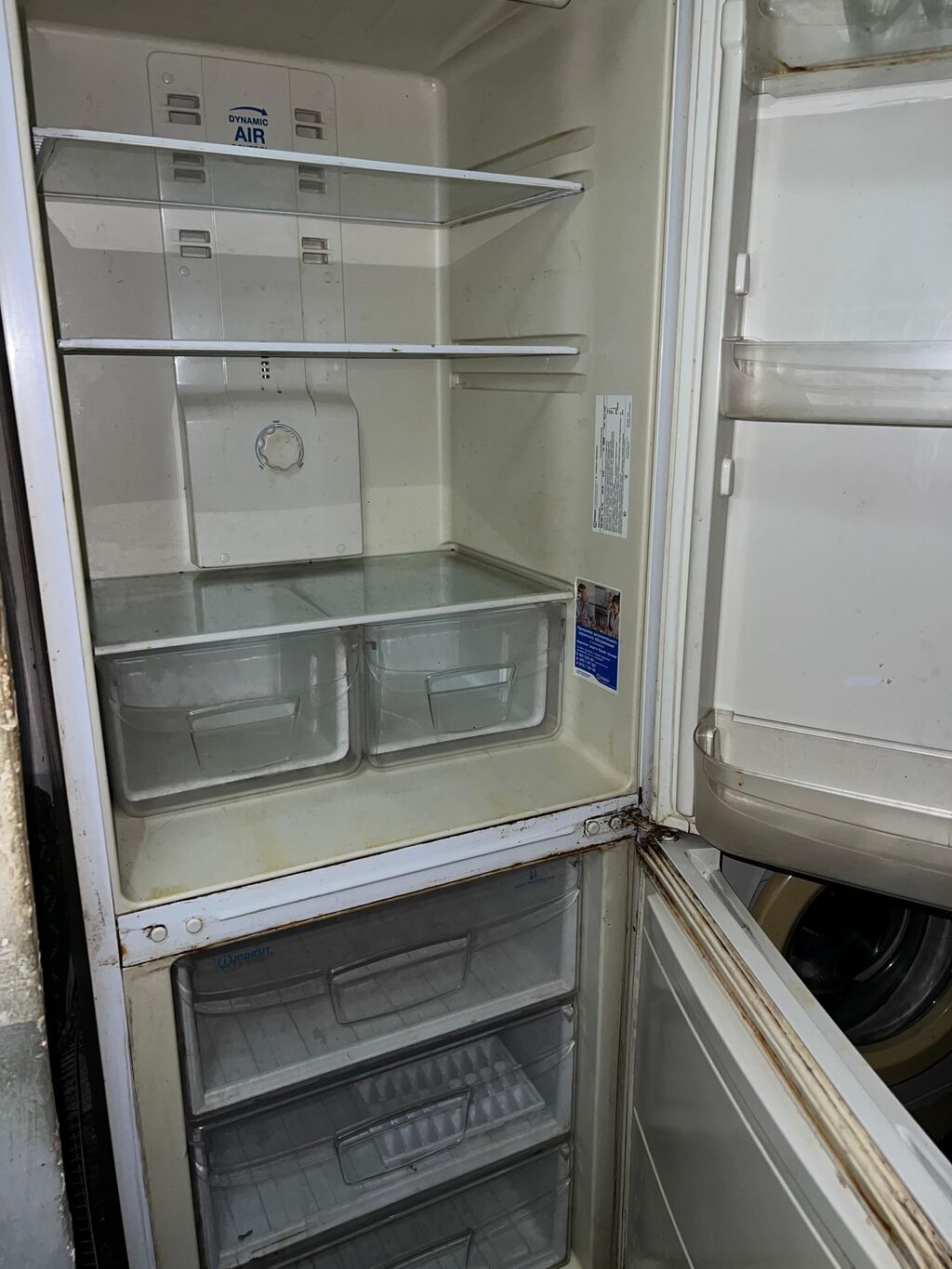 Yeni 2 qapılı Indesit Soyuducu Satılır, rəng - Ağ — Soyuducular, Bakı (3)