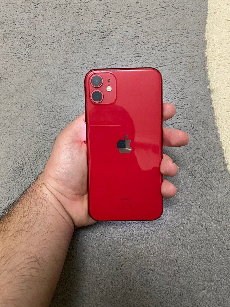 Apple iPhone 11 Red 64GB/4GB — Smartfonlar, Bakı