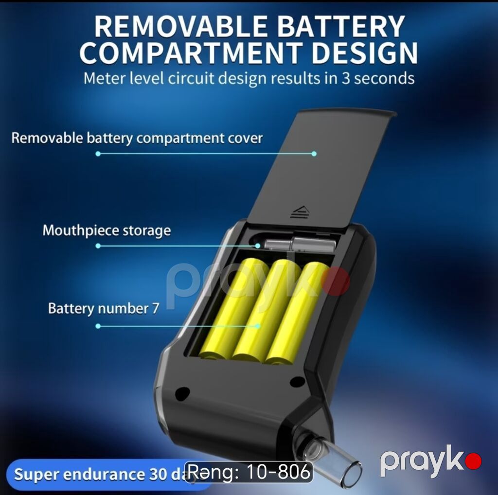 Portativ alkoqol ölçən cihaz (breathalyzer). Cihaz nəfəs vasitəsilə — Digər, Bakı (4)
