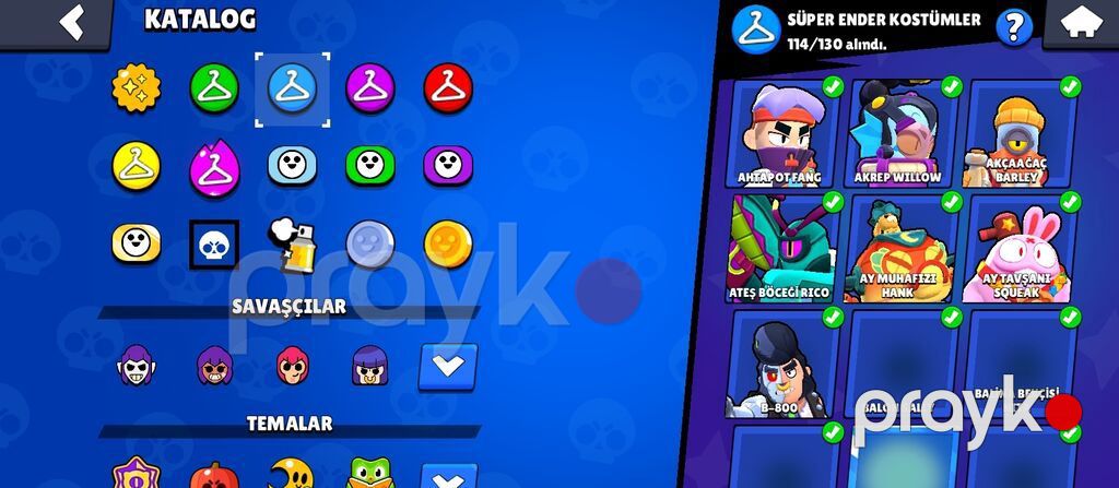 Brawl Stars hesabı – yüksək kupalı və zəngin kolleksiya - Kupa yolu — Digər, Biləsuvar (9)