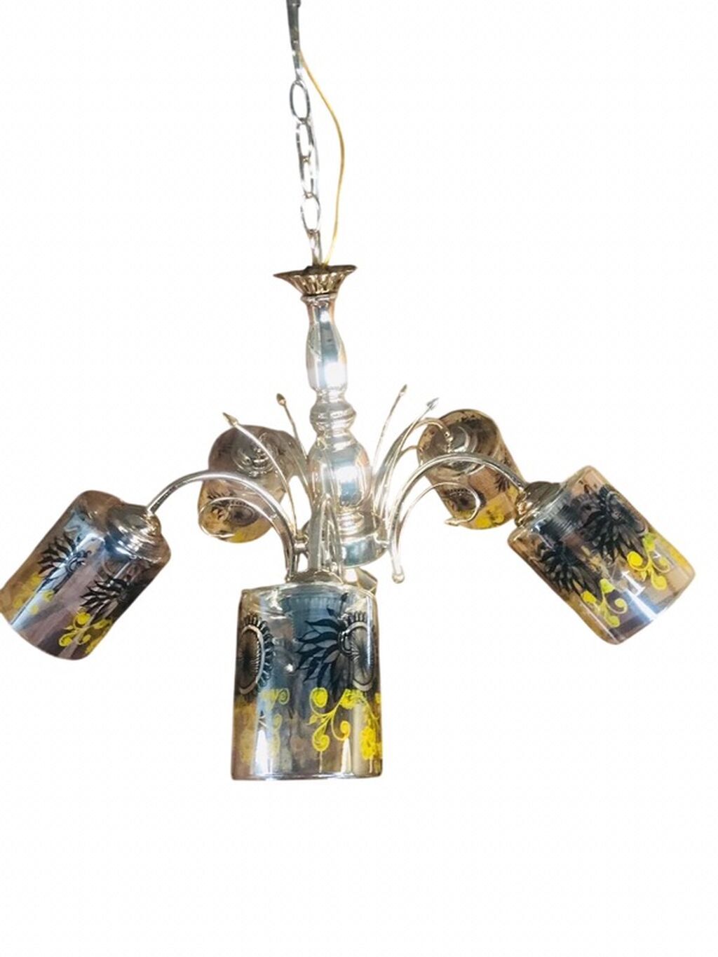 Çılçıraq, 5 lampa, Metal — Tavan is?qlar? v? cilc?raqlar, Bakı (4)