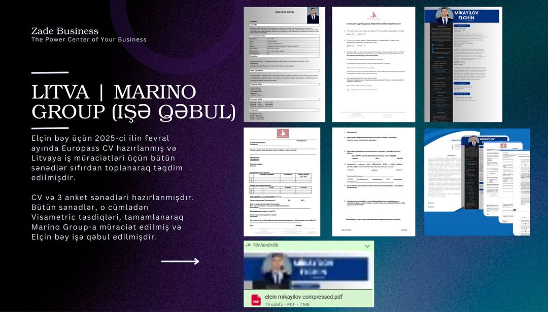 CV, motivasiya məktubu və digər xidmətlər — Reklama, IT, marketing, Bakı (8)
