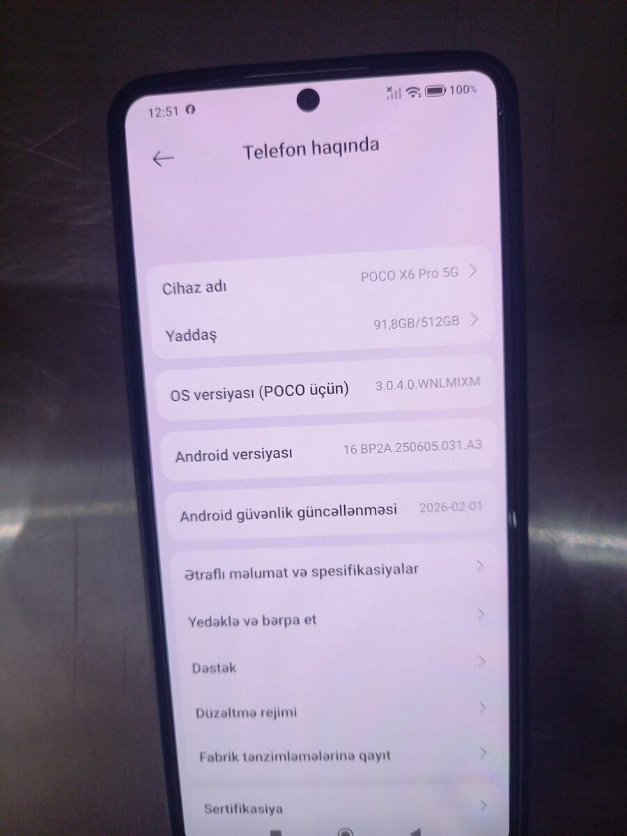 Xiaomi Poco X6 Pro Gray 512GB/12GB — Smartfonlar, Bakı (8)