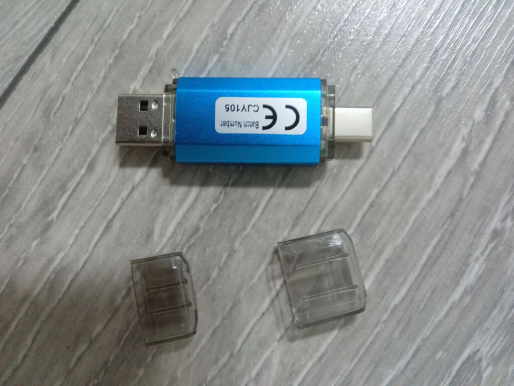 2 başlıqlı flash cart USB və Type-C. Yaddaş 116 GB Yenidi — Şəxsi əşyalar, Bakı (2)
