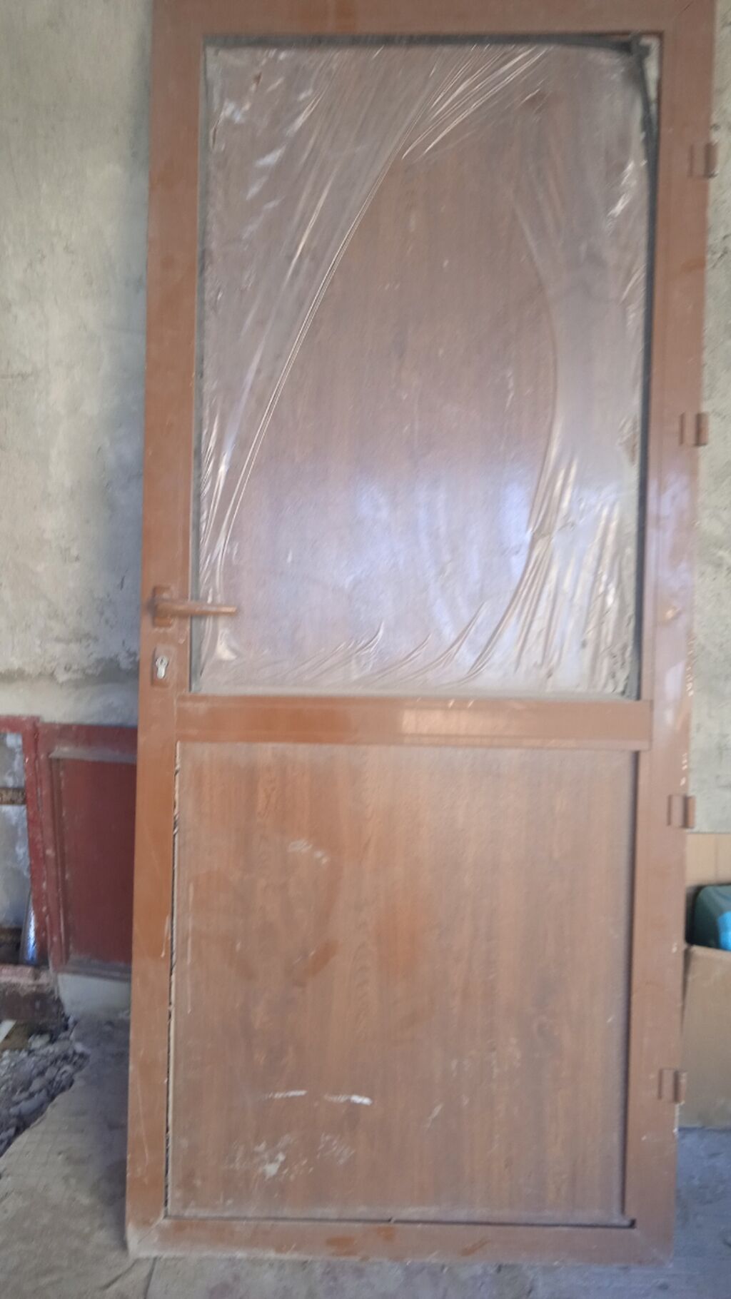 Metall karkaslı giriş/interyer qapısı - Material: polad karkas, üzəri — Pəncərələr, qapılar, balkonlar, Bakı