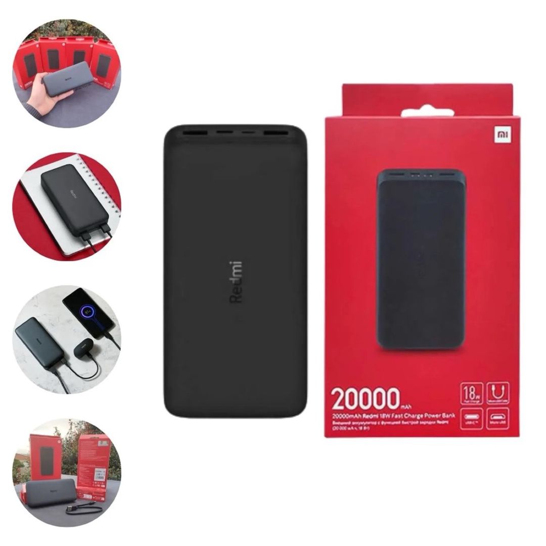 Xiaomi Redmi Powerbank 20000 mAh — Smartfonlar, Bakı (2)