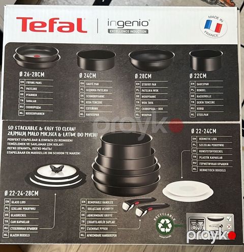 Tava, rəng - Qara, Antipriqar, Tefal, Fransa — Bakı