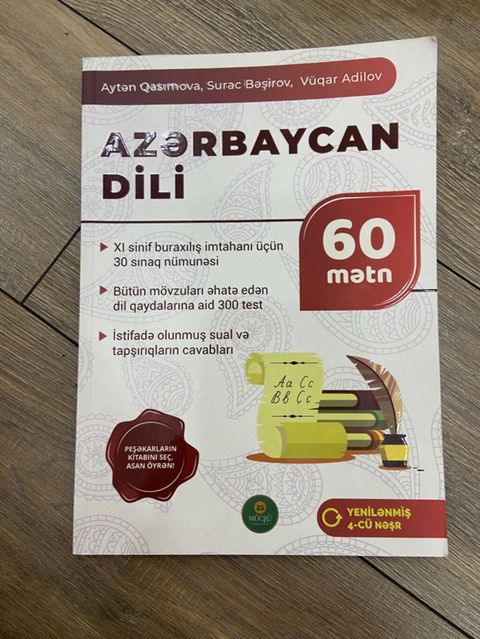 Məhsul: “Azərbaycan Dili – 60 mətn” (yenilənmiş 4‑cü nəşr) — Xırdalan