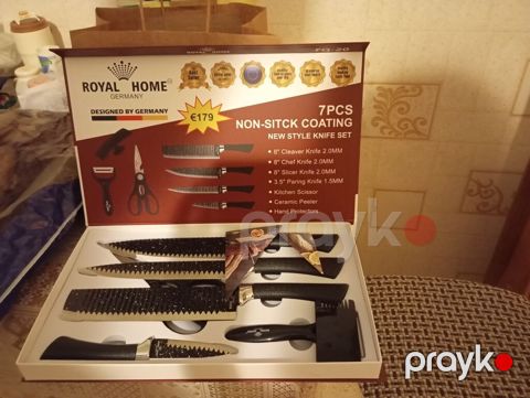Mətbəx üçün çoxfunksiyalı dəst 1) Royal Home Germany 7 parça bıçaq — Bakı