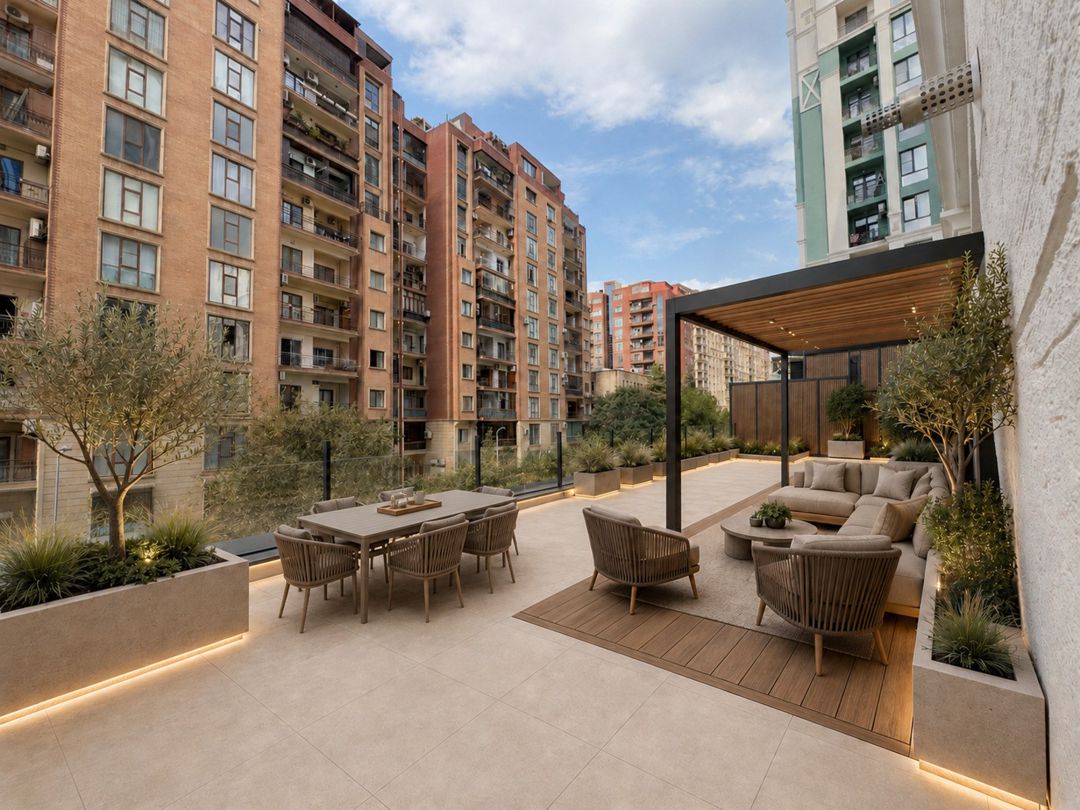 3-otaqlı yeni tikili, Balaəmi Dadaşov küç., 142 m² — Mənzil, Bakı (5)