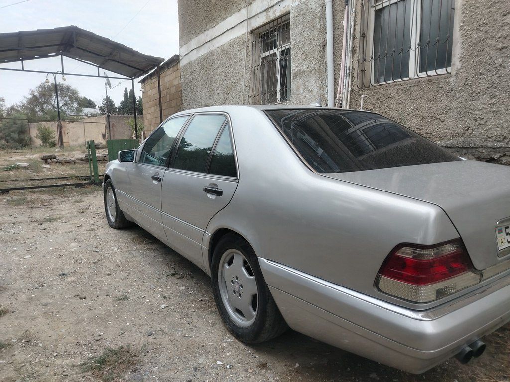 Mercedes S 320, 3.2 L, 1997 il, 418 000 km — Avtomobillər, Sumqayıt (4)