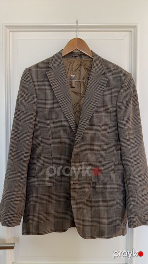 Kişi üçün klassik blazer – Tessıtura DI Novara, Codesilk parça (Cloth — Bakı