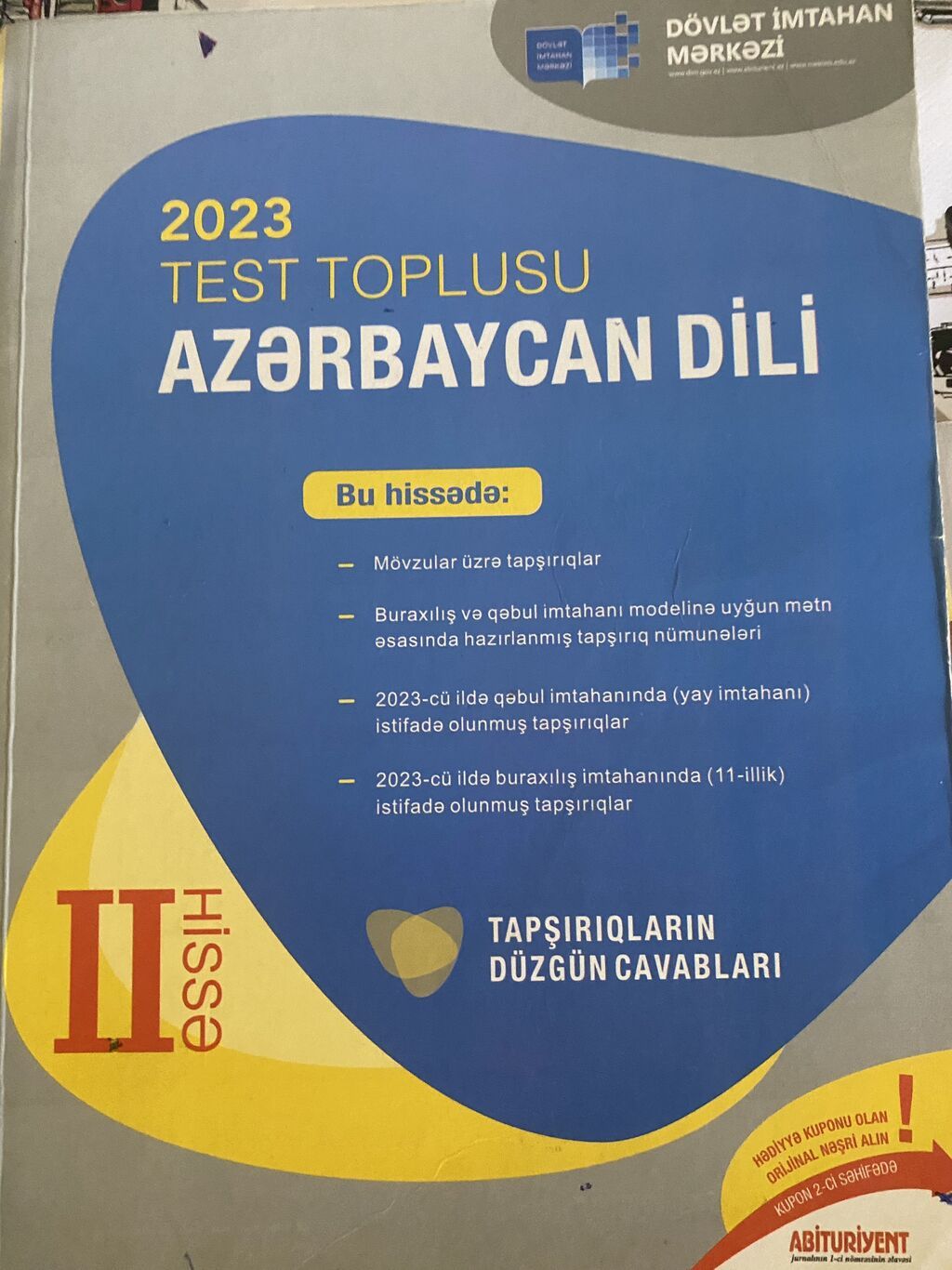 Dim test kitablari yoplu 10 azn tekli qiymet 3 azn mekan xalqlar — Kitablar, Bakı (6)