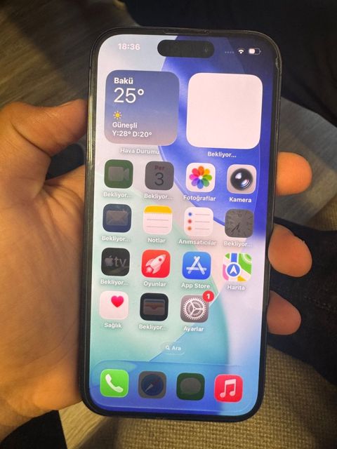 Apple iPhone 15 Pro Blue Titanium 256GB/8GB — Bakı