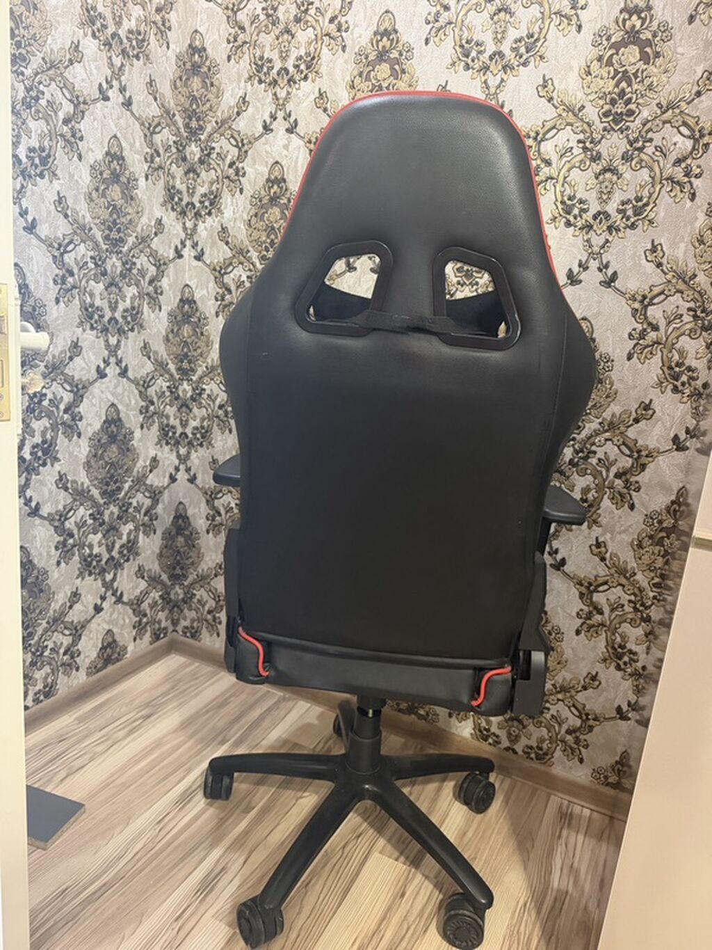 Oyun/ofis kreslosu – racing tipli, yüksək bel və yan dəstəklərlə. Qara — Ofis mebeli, Oğuz (3)