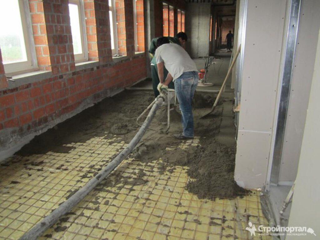 Şap beton işləri — Təmir və inşaat, Bakı (9)