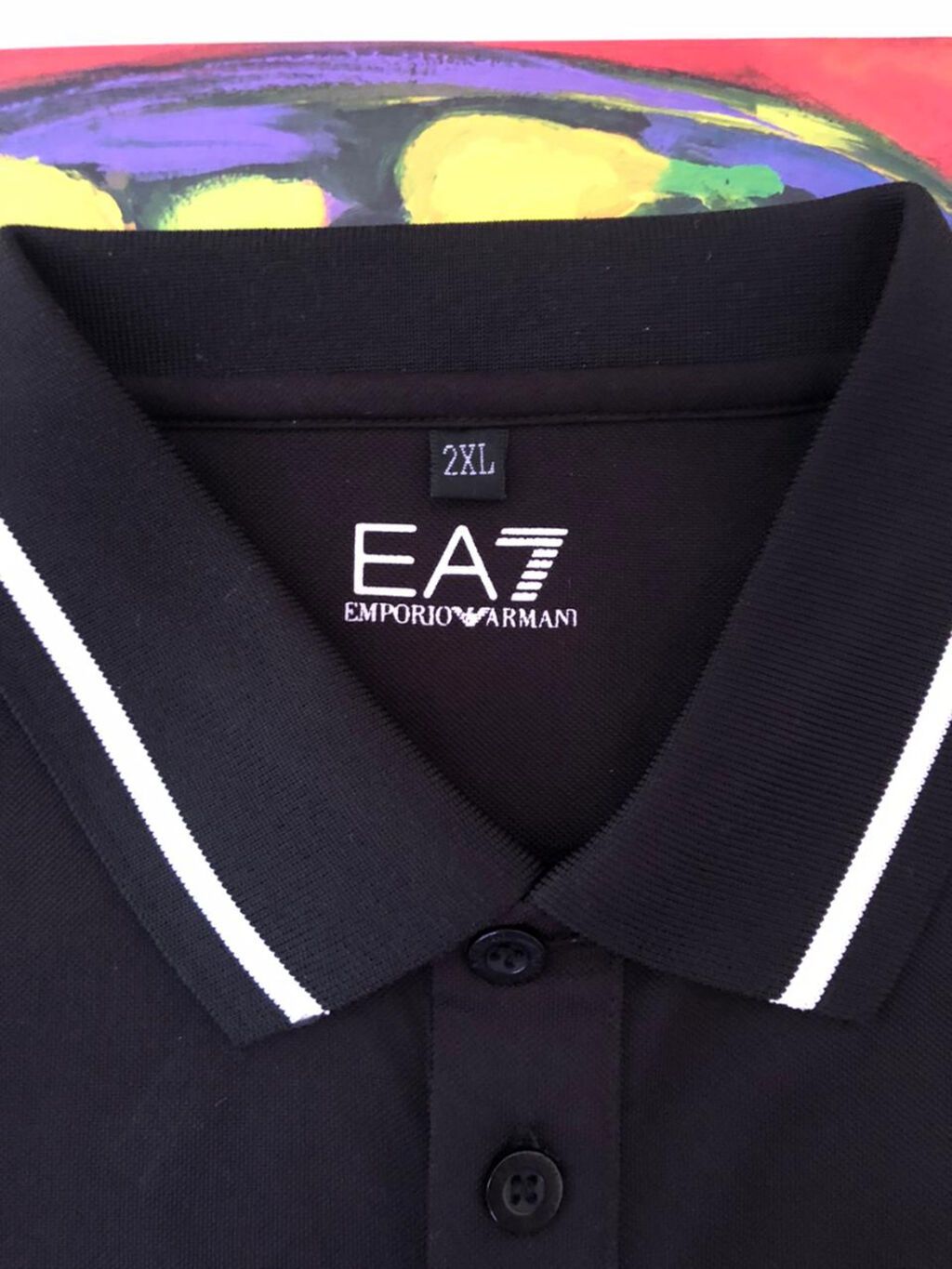 Polo köynək, Ea7, 2XL, rəng - Qara — Futbolka və polo, Bakı (2)