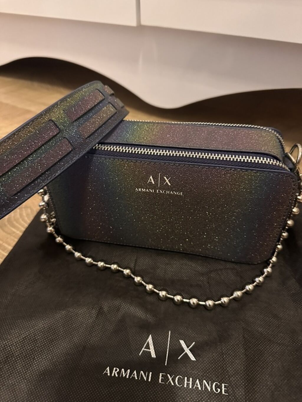Armani Exchange (A|X) çanta dəsti - Model: A|X crossbody/omuz çantası — Çantalar, çamadanlar, cüzdanlar, Xırdalan (4)