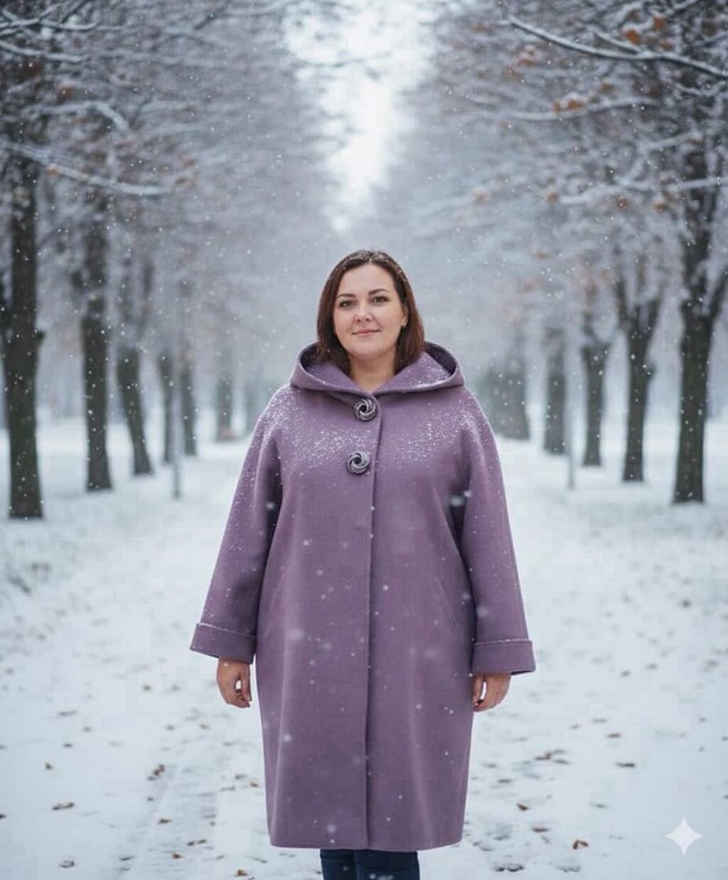Palto, XL, 2XL, 3XL, rəng - Bənövşəyi — Palto, Bakı (2)