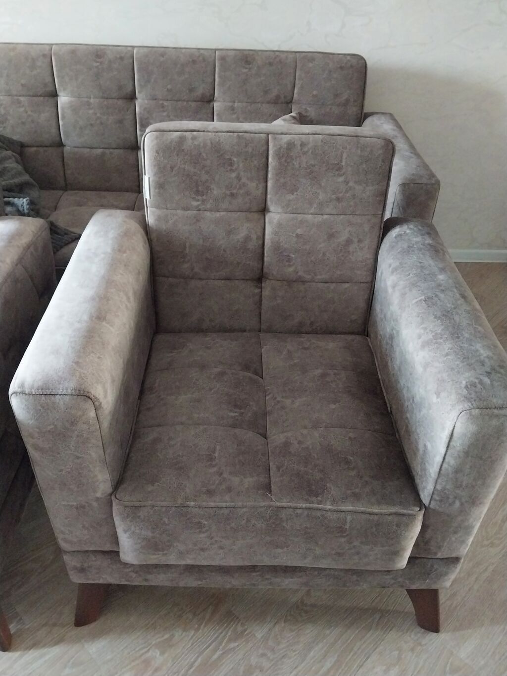 İşlənmiş, Divan-kravat, Kreslo, Açılan — Yumşaq mobilya dəstləri, Bakı (7)