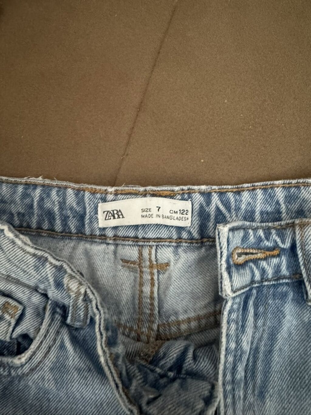Məhsul: Uşaq denim şortu - Brend: Zara Kids - Ölçü: 7 yaş / 122 sm — Uşaq geyimi, Bakı (3)