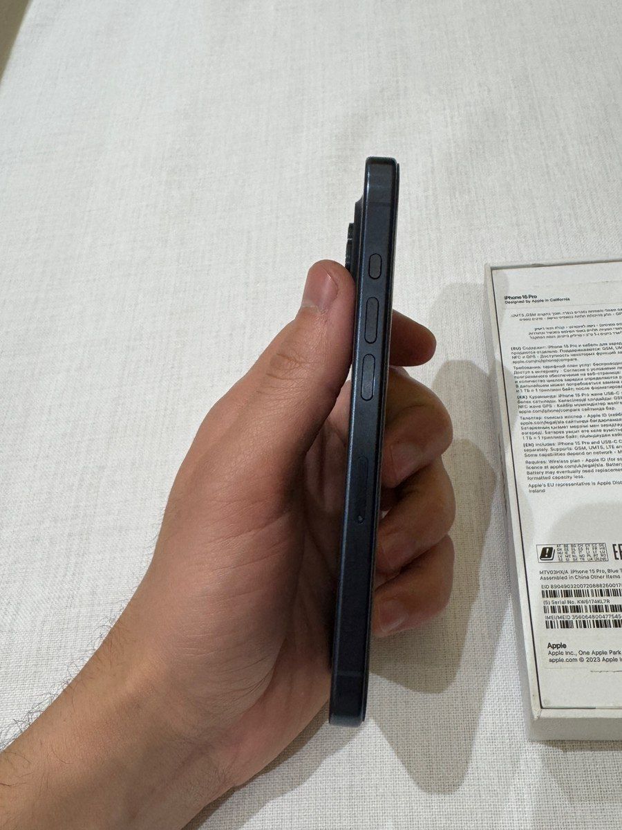 Apple iPhone 15 Pro Blue Titanium 128GB/8GB — Smartfonlar, Bakı (6)