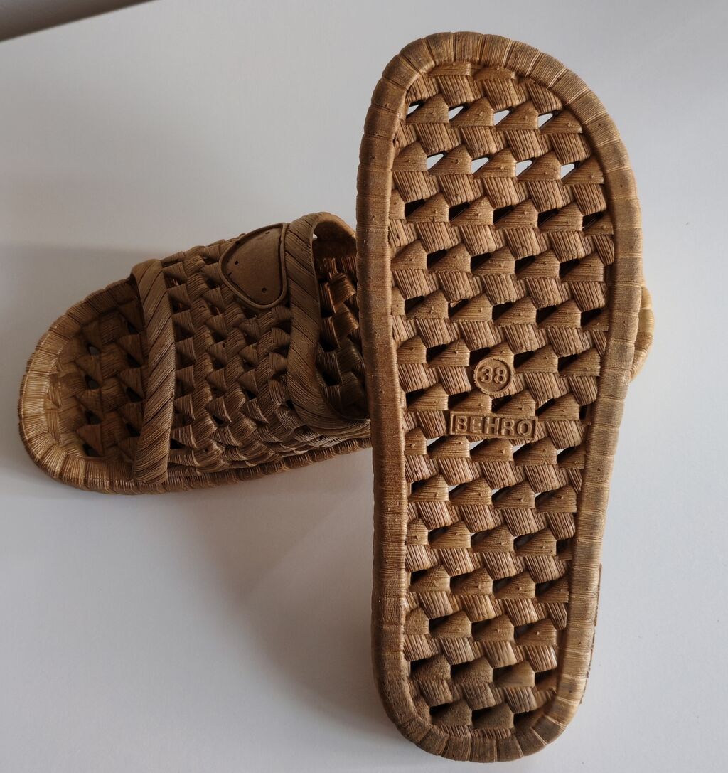 Ölçü: 38, rəng - Qızılı, İşlənmiş — Sandal, Bakı (2)