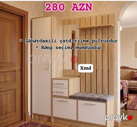 Dəhliz üçün çoxfunksiyalı mebel dəsti - Qiymət: 280 AZN - Şəhərdaxili — Mehdiabad