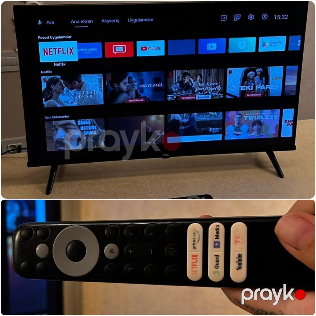 82 ekran smart Tcl 200 azn.unvan Bakı, gəncə pr.(Gülü) — Televizorlar, Bakı