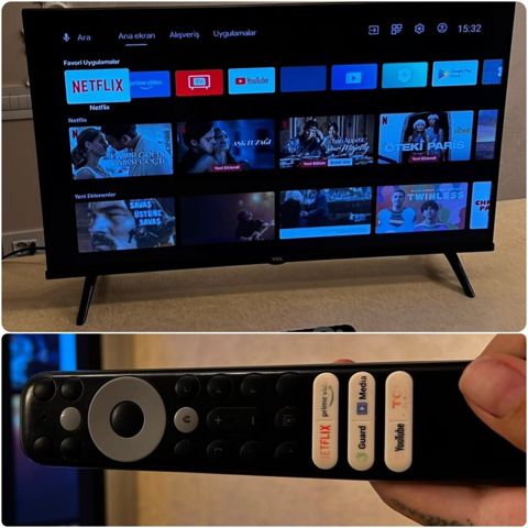 82 ekran smart Tcl 200 azn.unvan Bakı, gəncə pr.(Gülü)