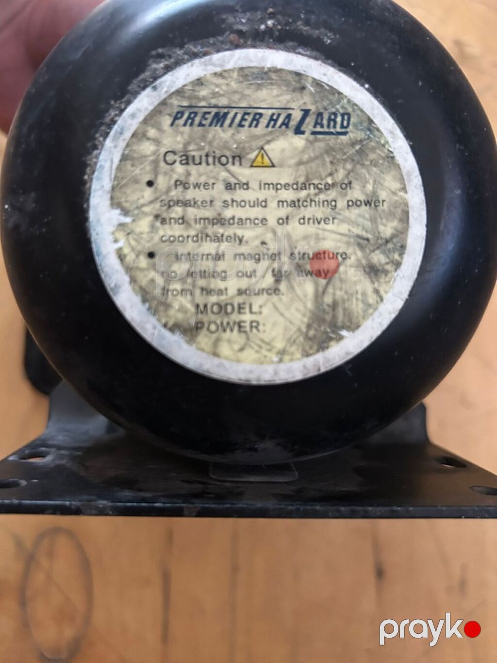 Premier Hazard siren sistemi – 12V, 100W-F model Məhsulun tərkibi — Digər, Bakı (4)
