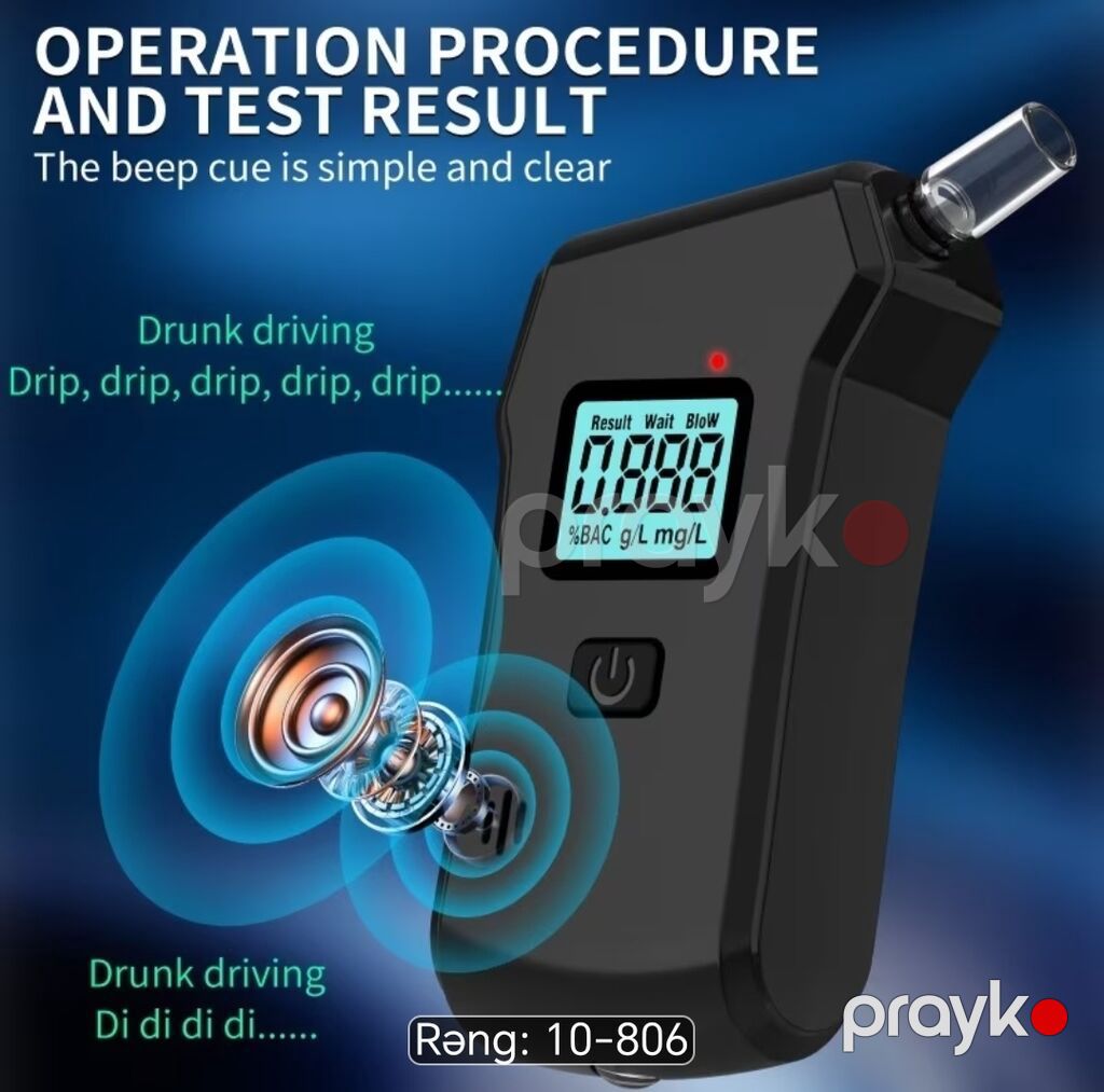 Portativ alkoqol ölçən cihaz (breathalyzer). Cihaz nəfəs vasitəsilə — Digər, Bakı (8)