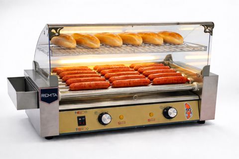 Hotdog bişirən Remta — Bakı