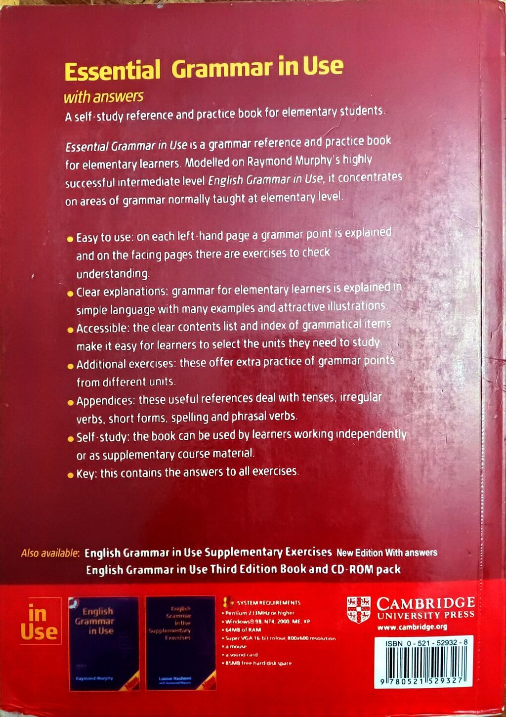 Məhsul: Essential Grammar in Use – Raymond Murphy (Cambridge — Kitablar, Bakı (2)