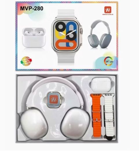 Hiwatch Ultra GS MVP-280 Smart Saat + Audio Combo Dəst Tamamilə yeni