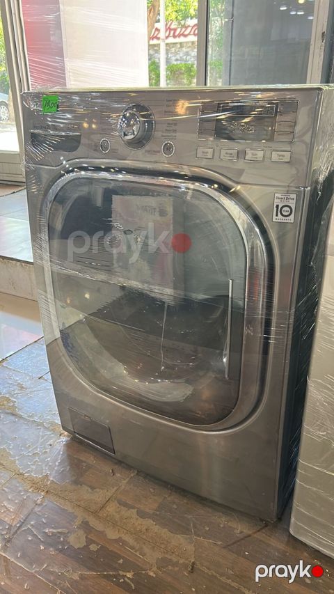 LG ön yükləməli paltaryuyan maşın, paslanmayan polad (inox) korpus — Digah