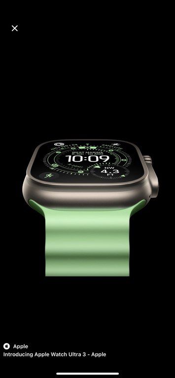 Apple Watch Ultra 3 Black — Ağıllı saatlar və biləkliklər, Bakı (6)