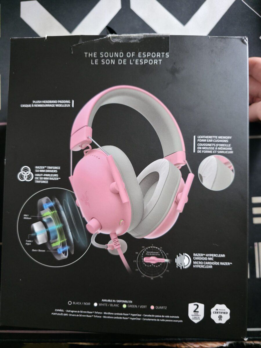 Razer Blackshark V2X Quartz Edition — Səs texnikası, Bakı (2)