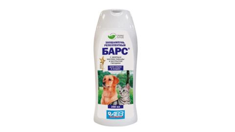 Барс şampun birə, gənələrə qarşı it və pişiklər üçün 250 ml