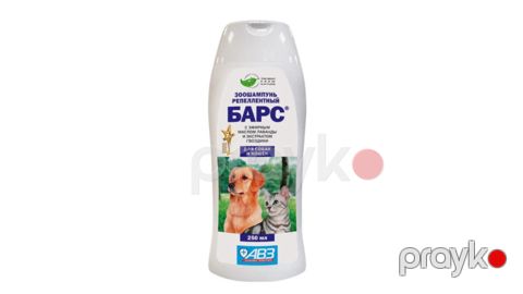 Барс şampun birə, gənələrə qarşı it və pişiklər üçün 250 ml — Bakı