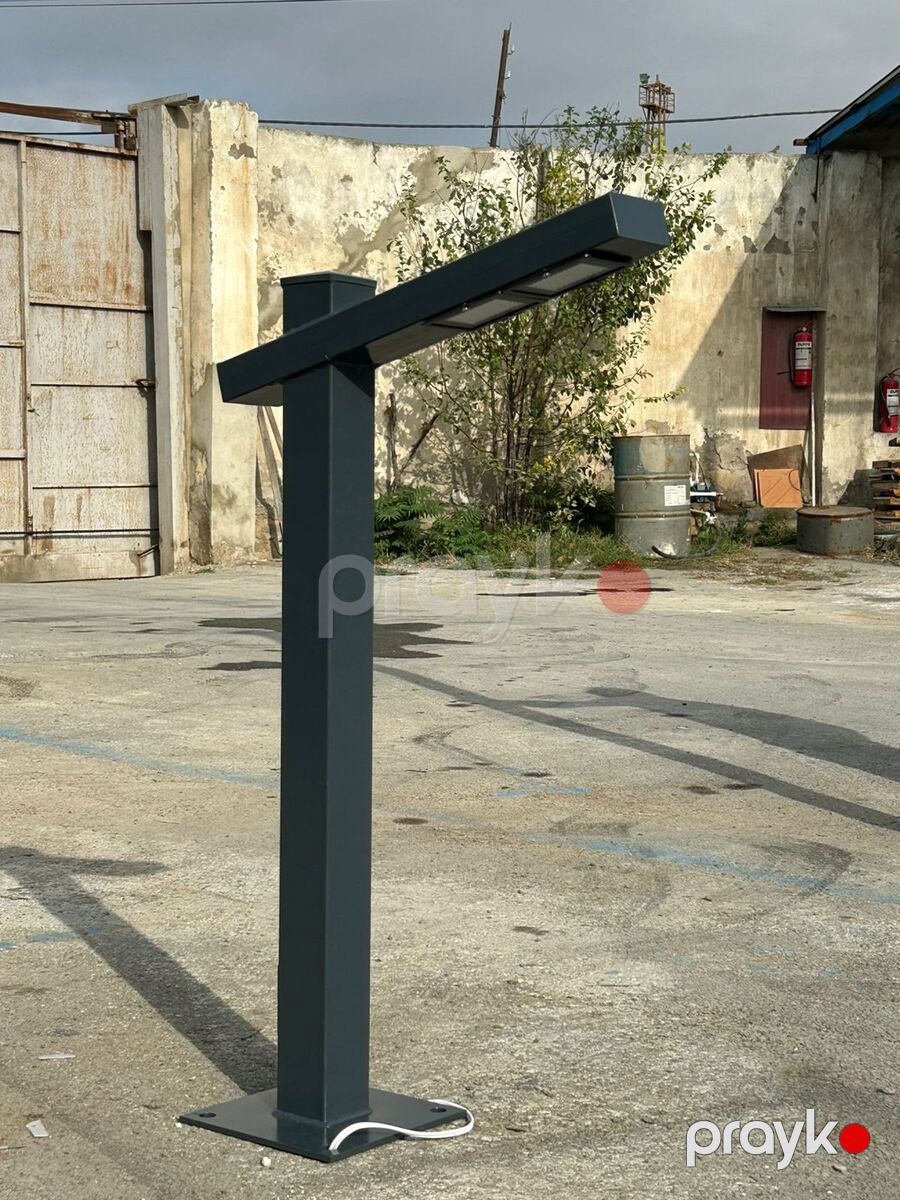 Metal işıq dirəkləri — İşıqlandırma, Bakı (6)