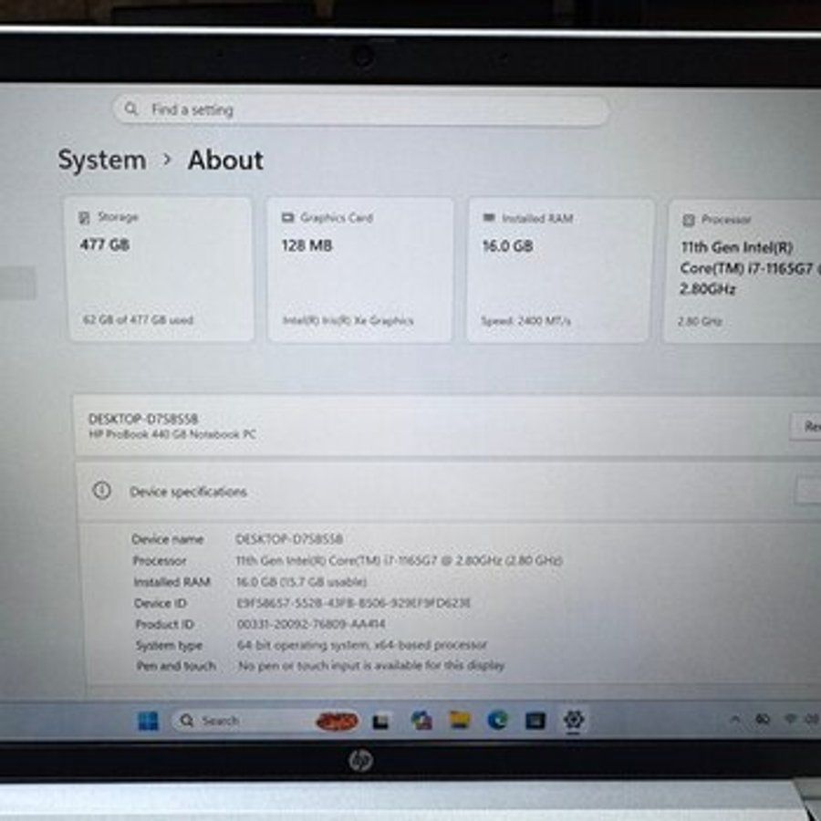 HP ProBook 440 G8 i7 — Noutbuklar, Bakı (7)