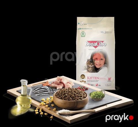 Bala pişiklər üçün yem Bonacıbo — Bakı