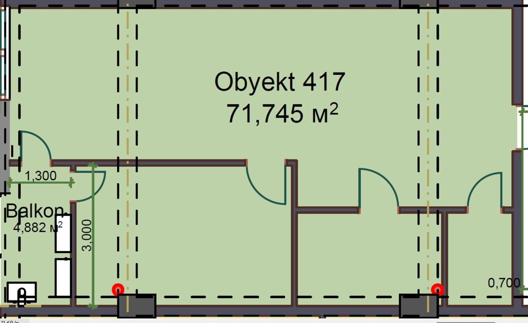 Satılır obyekt 72 m² — Əmlak, Bakı (9)