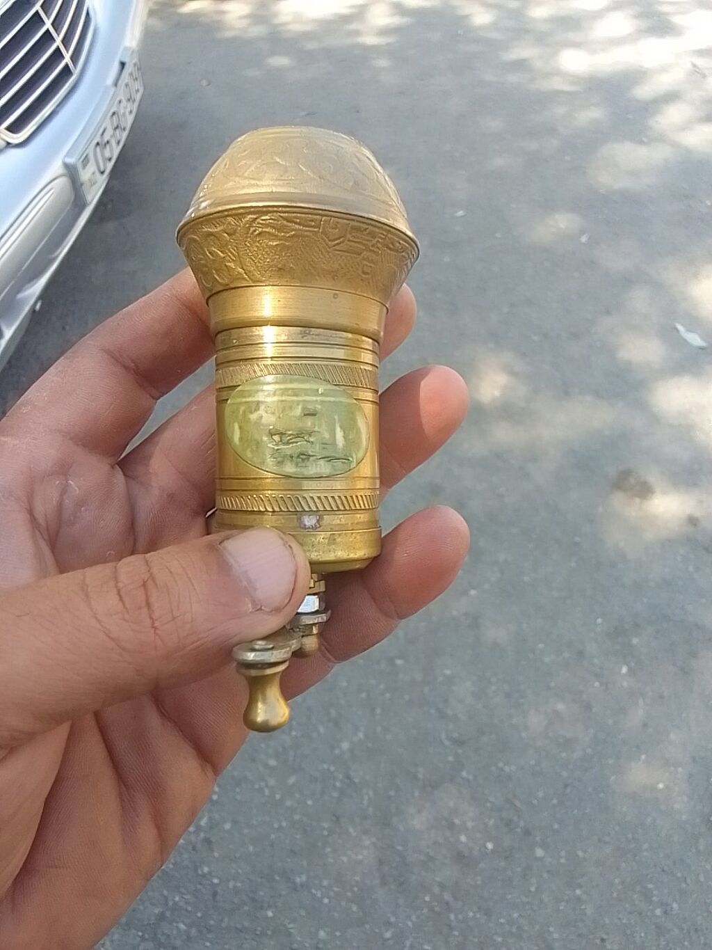 Misin (pirinç) əl dəyirmanı – xırda ədviyyat/duz/qəhvə üçün — Süfrə sərvisin üçün əşyalar, Xırdalan (4)