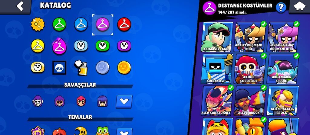 Brawl Stars hesabı – yüksək kupalı və zəngin kolleksiya - Kupa yolu — Digər, Biləsuvar (8)