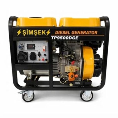 Dizel generator Şimşek TE-TP9500DGE, 7.5 kVt, 220 V — Bakı